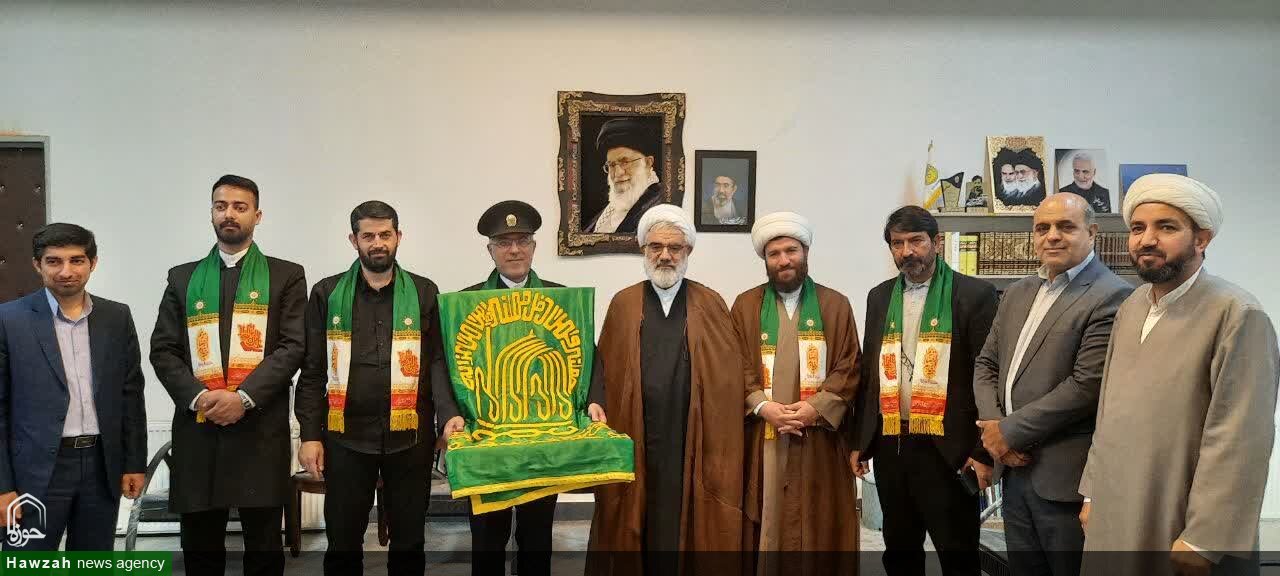 تصاویر/ حضور خادمان رضوی در دفتر امام جمعه رفسنجان