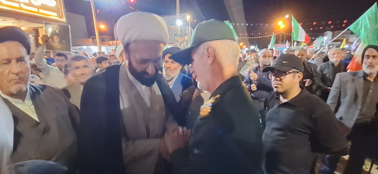 مراسم باشکوه و اجتماع مردمی شهر دهدشت