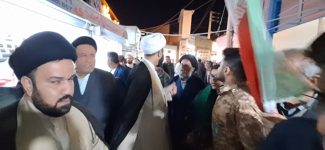 مراسم باشکوه و اجتماع مردمی شهر دهدشت