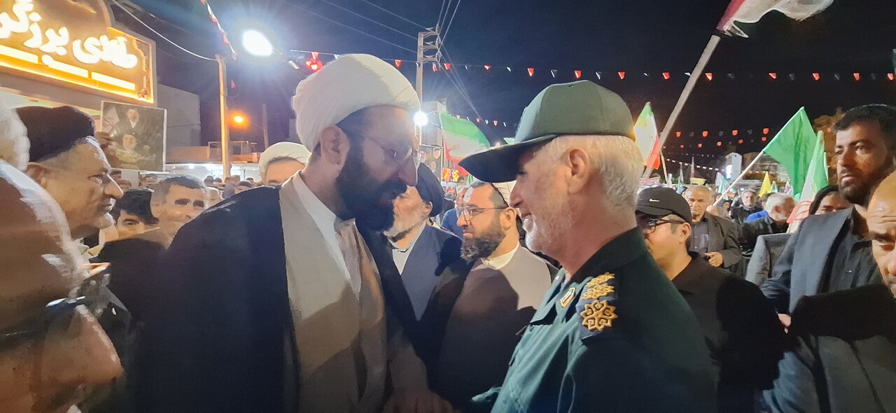 مراسم باشکوه و اجتماع مردمی شهر دهدشت