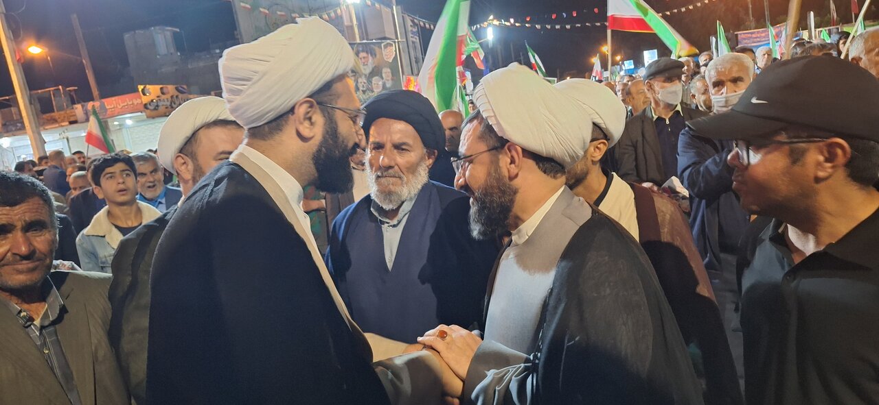 مراسم باشکوه و اجتماع مردمی شهر دهدشت
