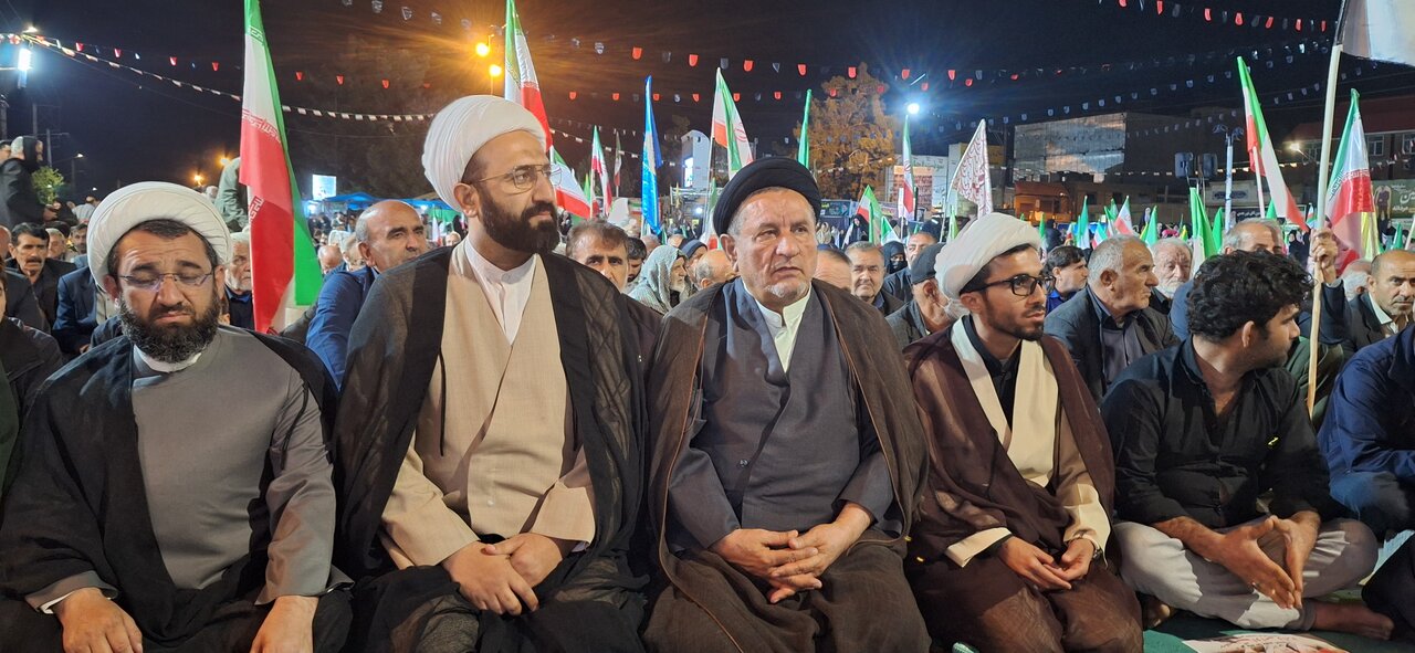مراسم باشکوه و اجتماع مردمی شهر دهدشت