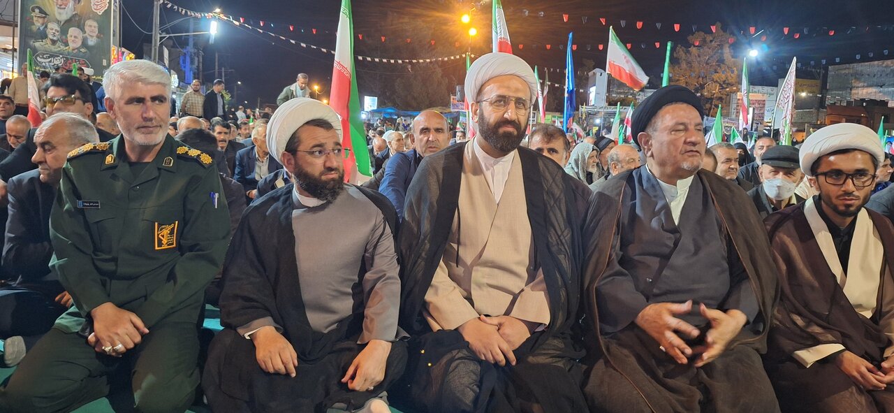 مراسم باشکوه و اجتماع مردمی شهر دهدشت