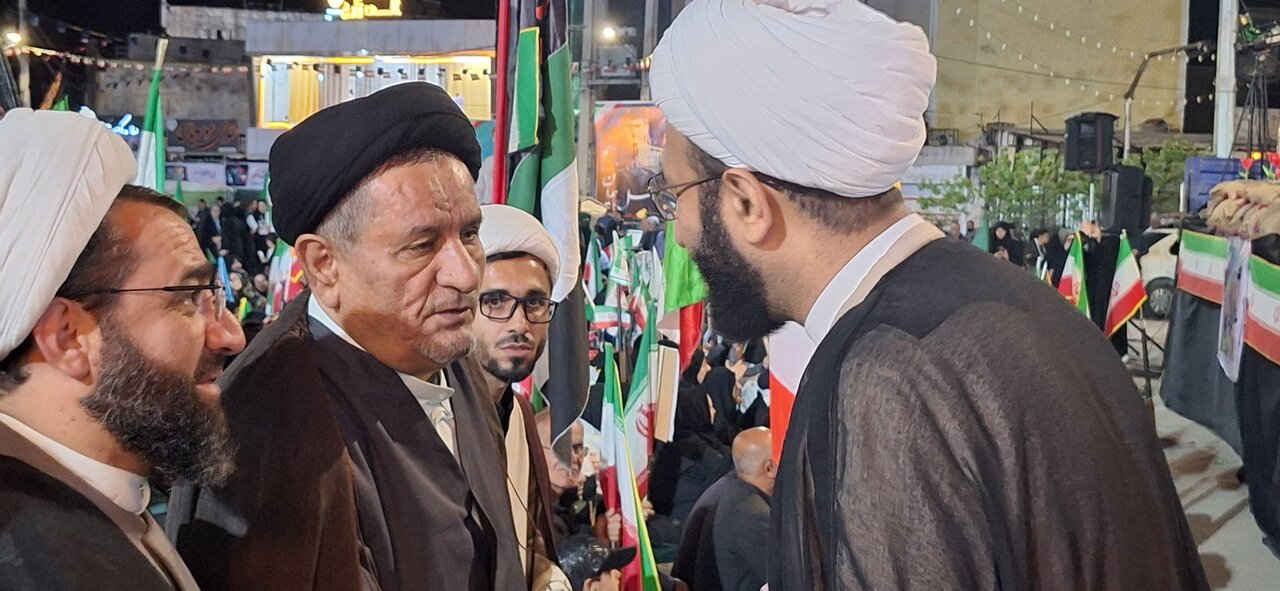 مراسم باشکوه و اجتماع مردمی شهر دهدشت