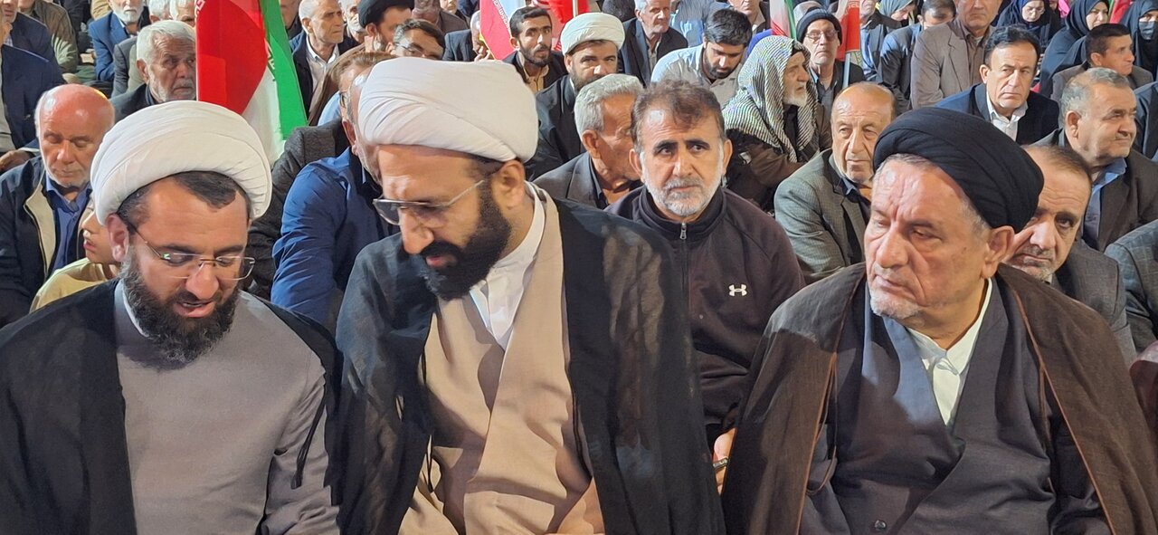 مراسم باشکوه و اجتماع مردمی شهر دهدشت