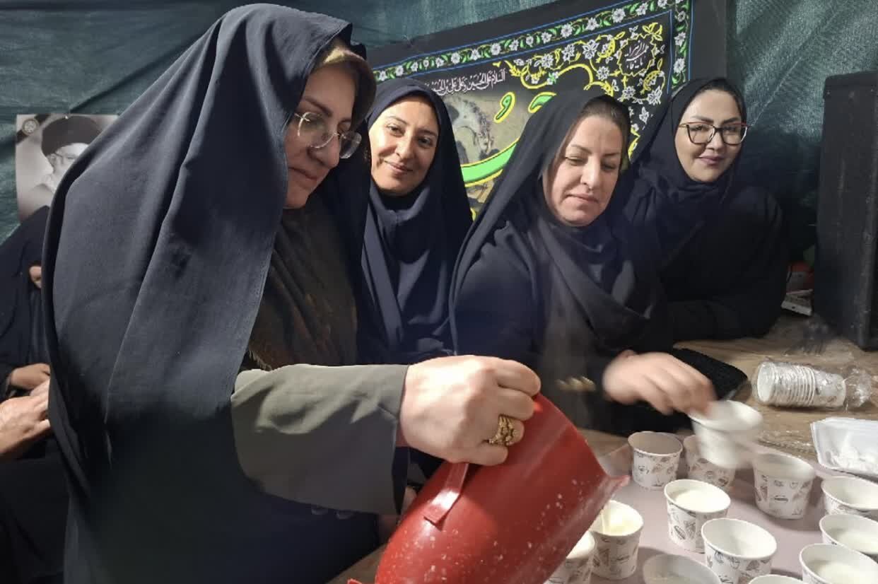 فریاد رسا و میدان‌داری شیرزنان کهگیلویه و بویراحمد در پنجاه و چهارمین شب موکب شهدا