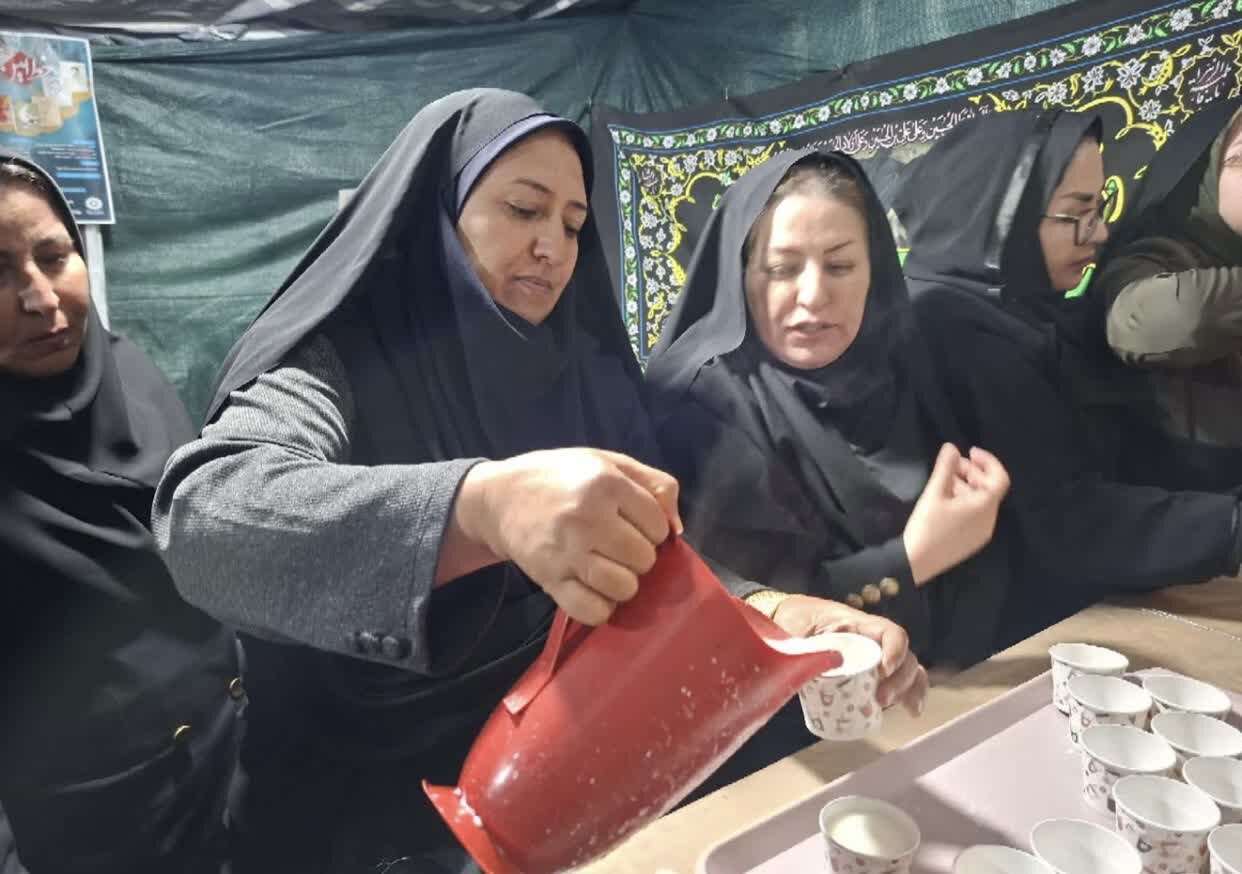 فریاد رسا و میدان‌داری شیرزنان کهگیلویه و بویراحمد در پنجاه و چهارمین شب موکب شهدا