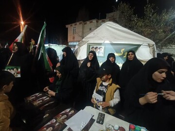 تصاویر /  برپایی موکب «تبیین با نور» در هشترود