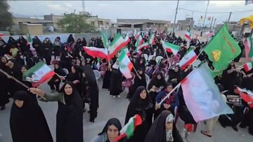 فیلم| استقبال مردم شُنبه از خدام رضوی