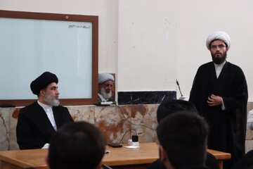تصاویر/ نشست هم‌اندیشی فعالان جهادی مدرسه علمیه آیت‌الله مجتهدی و آیت‌الله حق‌شناس