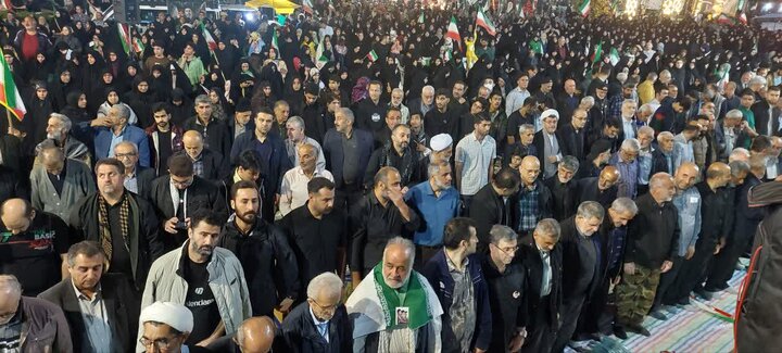 تصاویر/ نماز استغاثه به امام زمان (عج) در شهرستان آمل