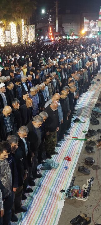 تصاویر/ نماز استغاثه به امام زمان (عج) در شهرستان آمل