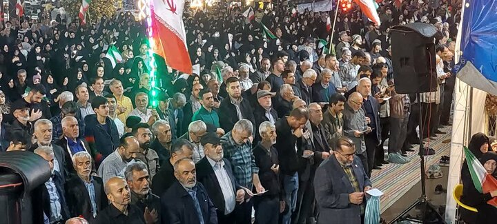 تصاویر/ نماز استغاثه به امام زمان (عج) در شهرستان آمل