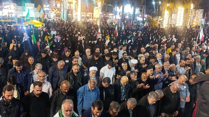 تصاویر/ نماز استغاثه به امام زمان (عج) در شهرستان آمل