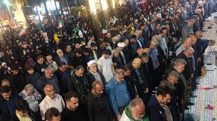 تصاویر/ نماز استغاثه به امام زمان (عج) در شهرستان آمل