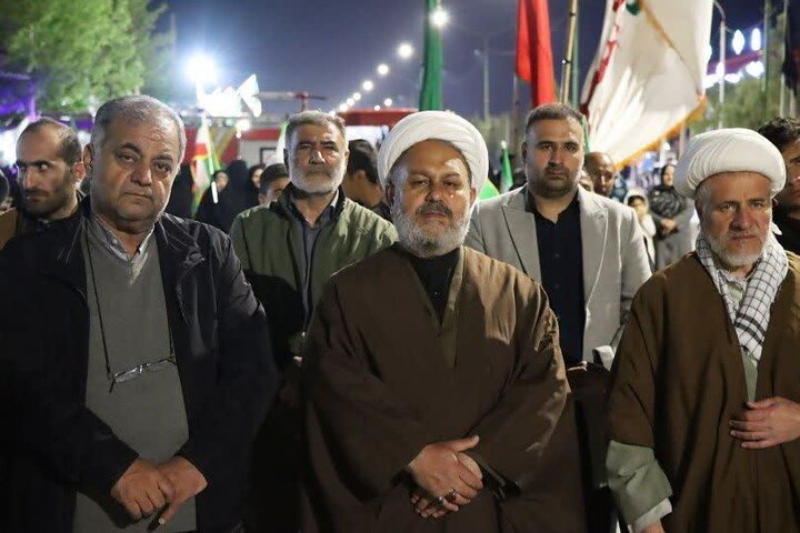 تصاویر / مردم بخش نازلو: حمایت از نیروهای مسلح تا خونخواهی رهبر شهید