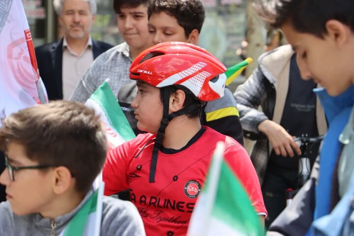 تصاویر/ اجتماع بزرگ دوچرخه سواری« سربازان  سیدعلی» به همت مدرسه علمیه امام علی علیه السلام سلماس