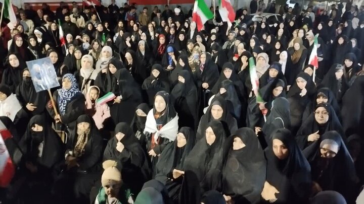 تصاویر/ خونخواهی رهبر شهید؛ شعار اصلی تجمع پنجاه و پنجم مردم شهرستان میاندوآب