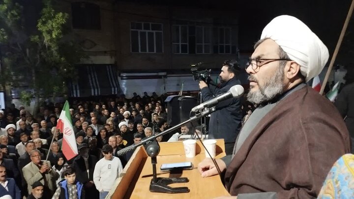 تصاویر/ خونخواهی رهبر شهید؛ شعار اصلی تجمع پنجاه و پنجم مردم شهرستان میاندوآب