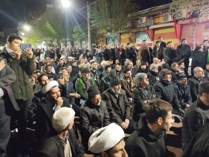 تصاویر/ خونخواهی رهبر شهید؛ شعار اصلی تجمع پنجاه و پنجم مردم شهرستان میاندوآب