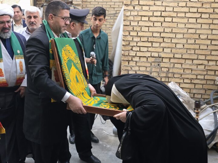 تصاویر/ حضور کاروان زیر سایه خورشید در منزل جانباز دفاع مقدس