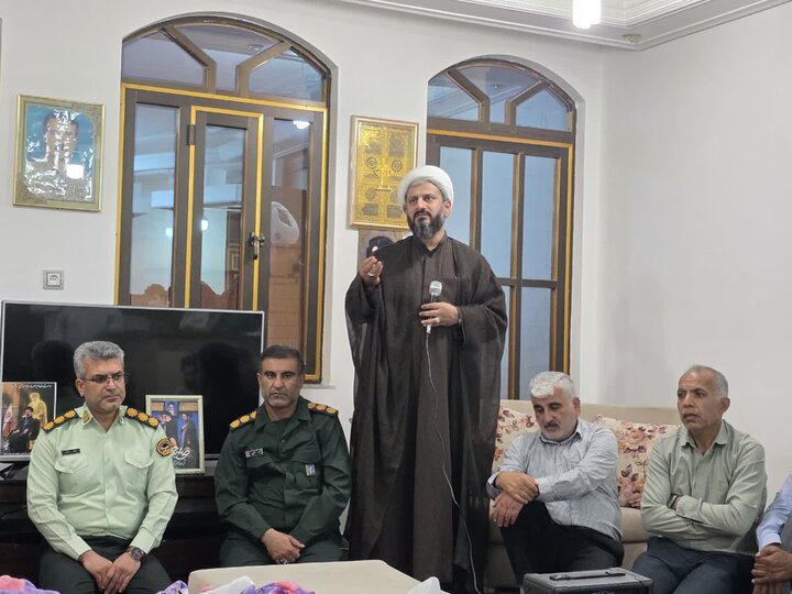 تصاویر/ حضور کاروان زیر سایه خورشید در منزل جانباز دفاع مقدس