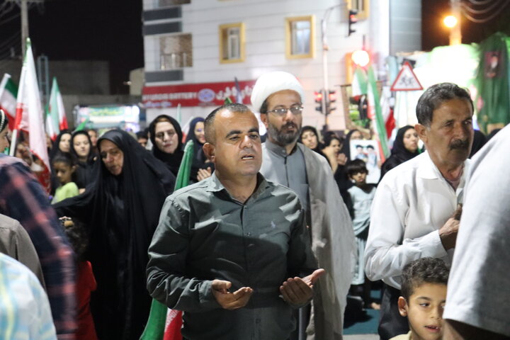 تصاویر/ پنجاه و پنجمین شب تجمع خیابانی مردم دیّر
