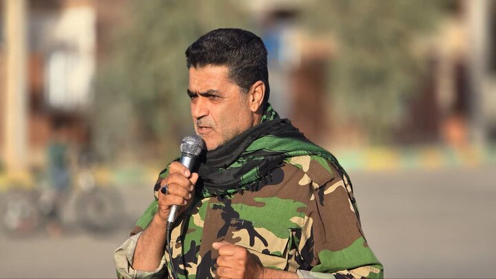 تصاویر/ حماسه‌ی باشکوه موتورسواران هیأت رزمندگان اسلام حسین‌آباد‌کویر دردفاع از وطن