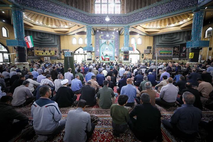 تصاویر / حضور امام جمعه قزوین در جمع مردم محمدیه