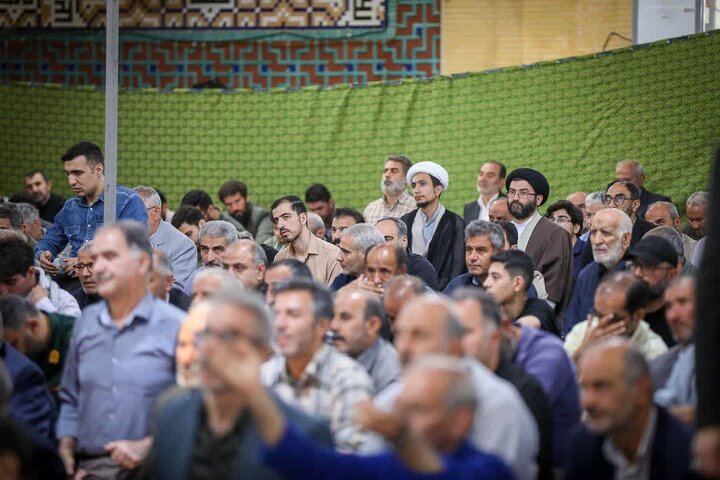 تصاویر / حضور امام جمعه قزوین در جمع مردم محمدیه