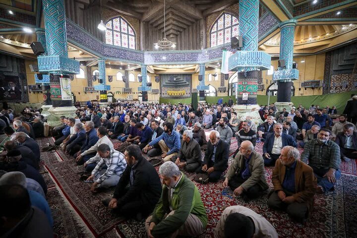 تصاویر / حضور امام جمعه قزوین در جمع مردم محمدیه