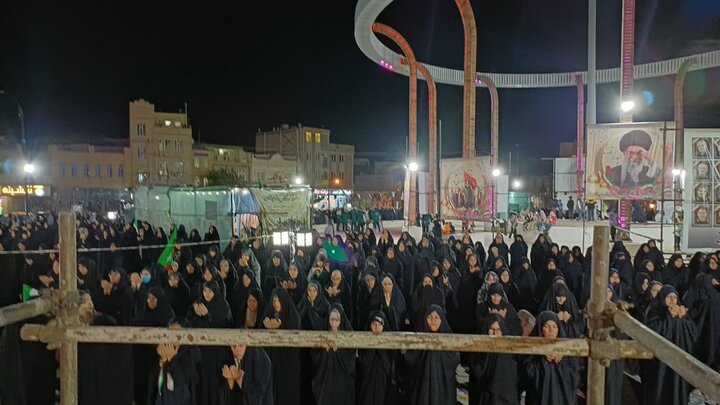 تصاویر/اقامه نماز استغاثه به امام زمان (عج)در زرندیه
