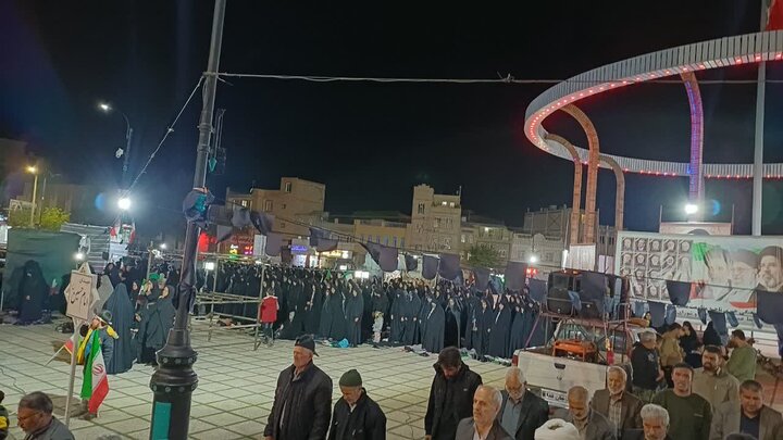 تصاویر/اقامه نماز استغاثه به امام زمان (عج)در زرندیه