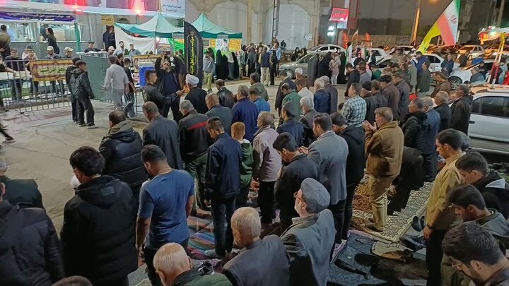 تصاویر/اقامه نماز استغاثه به امام زمان (عج)در زرندیه