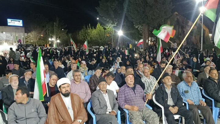 تصاویر/ اجتماع مردمی شهرستان میامی
