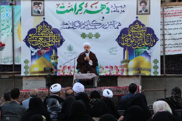 تصاویر/ همایش بزرگداشت امامزادگان و بقاع متبرکه استان سمنان