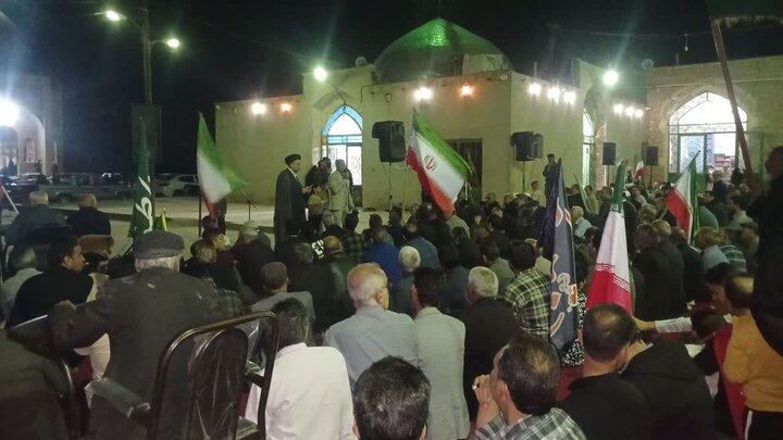 تصاویر/ اقامه نماز استغاثه به امام زمان (عج) در آستان مقدس زیارت اقبالیه نوش آباد