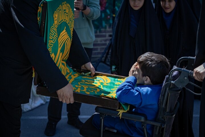 تصاویر/ خدام رضوی مهمان دانش‌آموزان «ادبستان خشت اول» سمنان