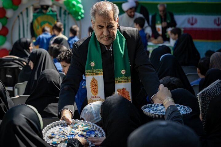 تصاویر/ خدام رضوی مهمان دانش‌آموزان «ادبستان خشت اول» سمنان