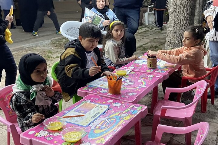 تصاویر/ موکب حوزوی طلاب و روحانیون بسیجی کرمانشاه در اجتماع «نحن منتقمون»