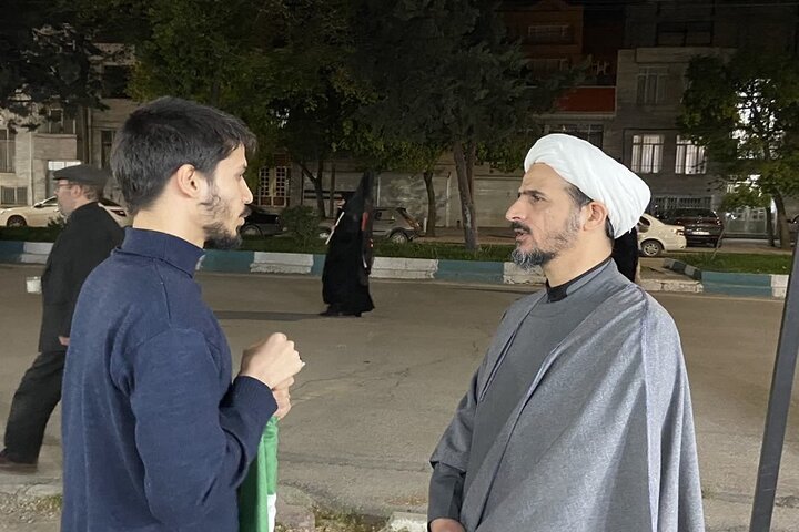 تصاویر/ موکب حوزوی طلاب و روحانیون بسیجی کرمانشاه در اجتماع «نحن منتقمون»