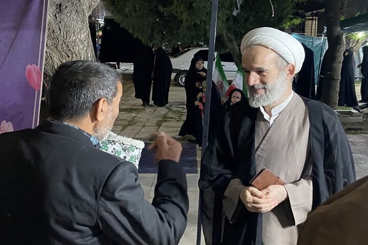 تصاویر/ موکب حوزوی طلاب و روحانیون بسیجی کرمانشاه در اجتماع «نحن منتقمون»