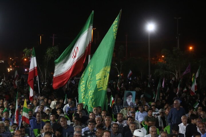 تصاویر/ حضور خادمان امام رضا(ع) در شهر کاکی