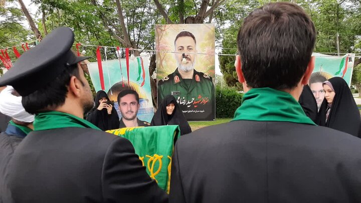 تصاویر/گام از سفر معنوی کاروان «زیر سایه خورشید» در منطقه کاشان