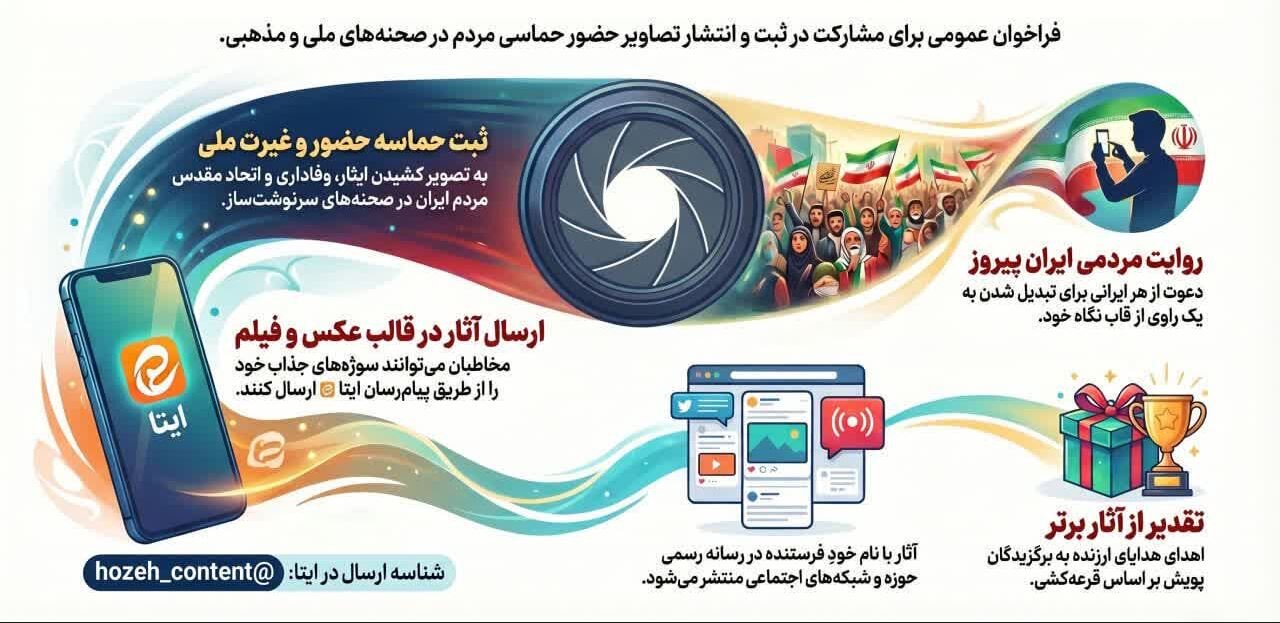 با شرکت در پویش «روایت با شما» راوی غیرت ملی ایرانیان باشید