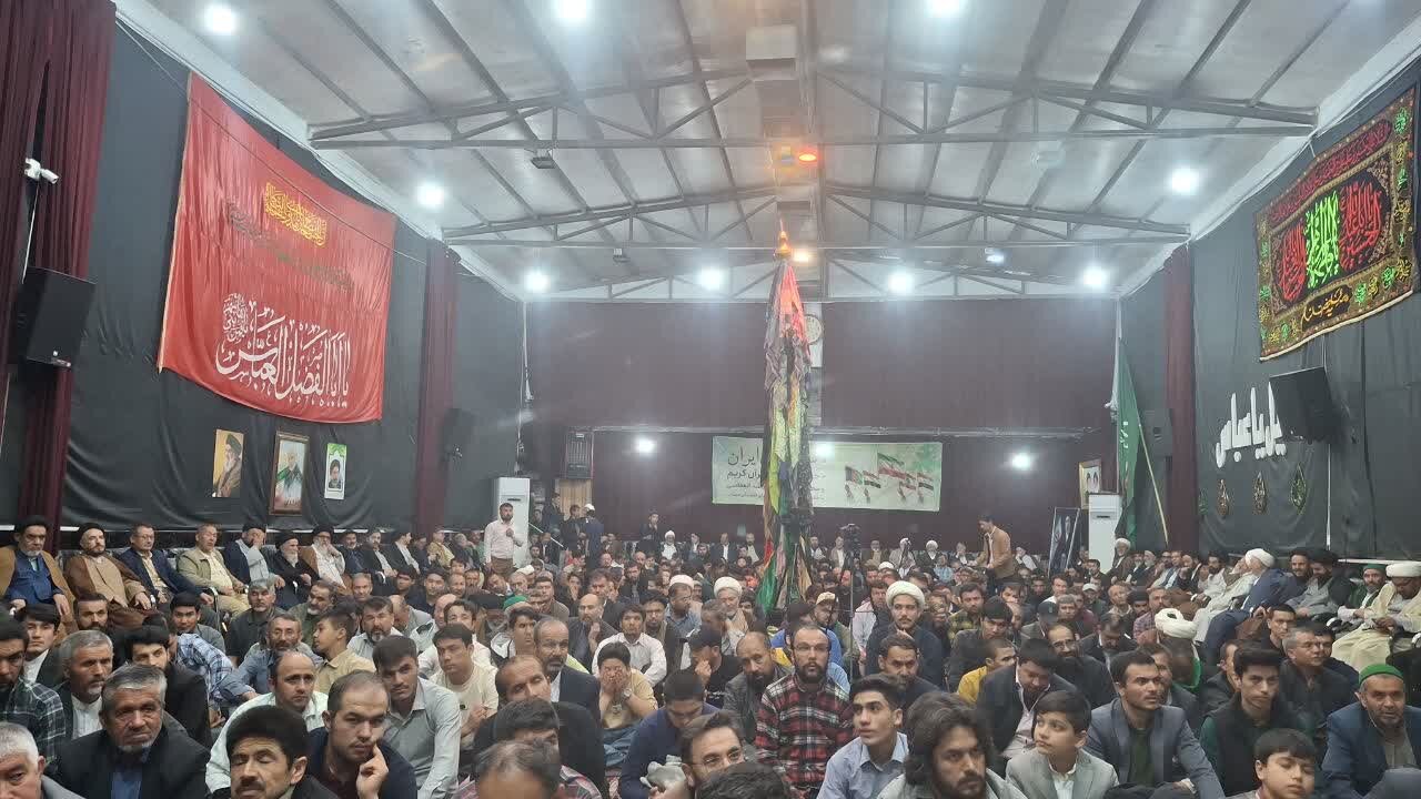 همایش «میثاق با صادقان» به مناسبت سالروز قیام مردم مؤمن بلخاب در ۲۴ حمل ۱۳۵۸ علیه حکومت کمونیستی افغانستان در مشهد