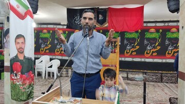 تصاویر/ تجمع مردم روستای چارک برای حمایت از نظام