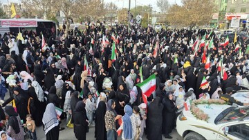تصاویر /  رزمایش بزرگ «دختران جان‌فدا» در رزن