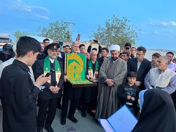 تصاویر/ حضور کاروان زیر سایه خورشید در شهرستان چایپاره