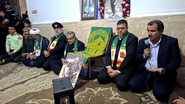 تصاویر/ خانواده شهید «یگانه»  میزبان خادمان امام رضا(ع)
